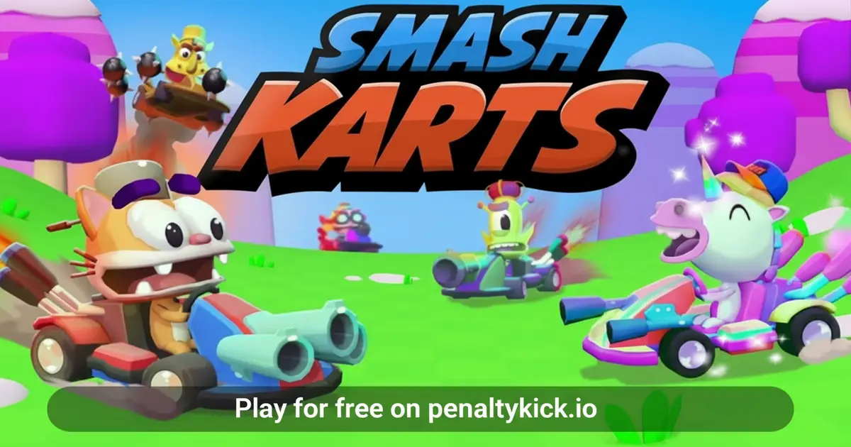 Gameplay screenshot of Smash Karts